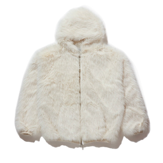 SAMOYED FUR HOODIE