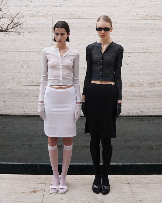 Second Skin Cardigan / Black