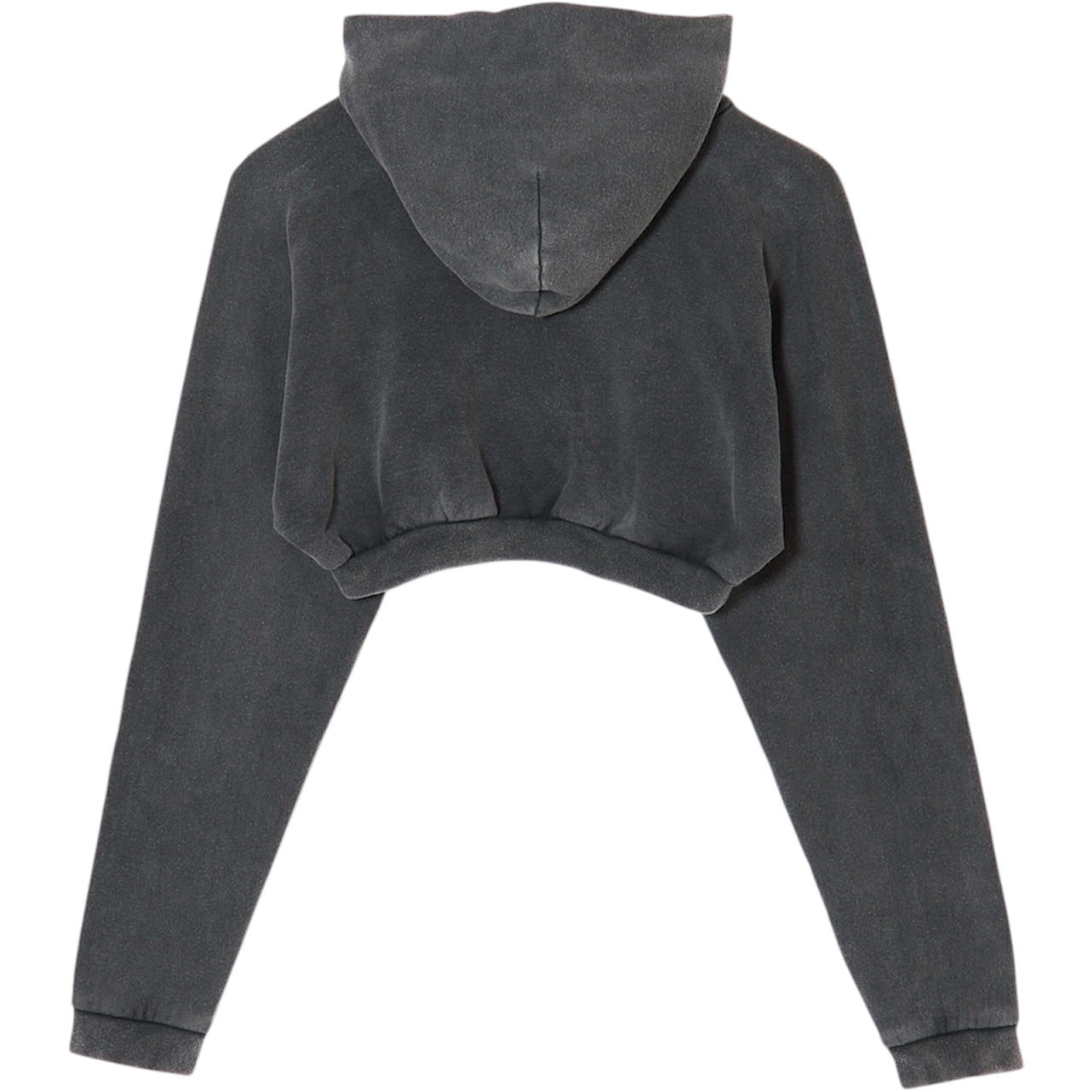 SHORT SIZE HOODIE / ASHEY BLACK