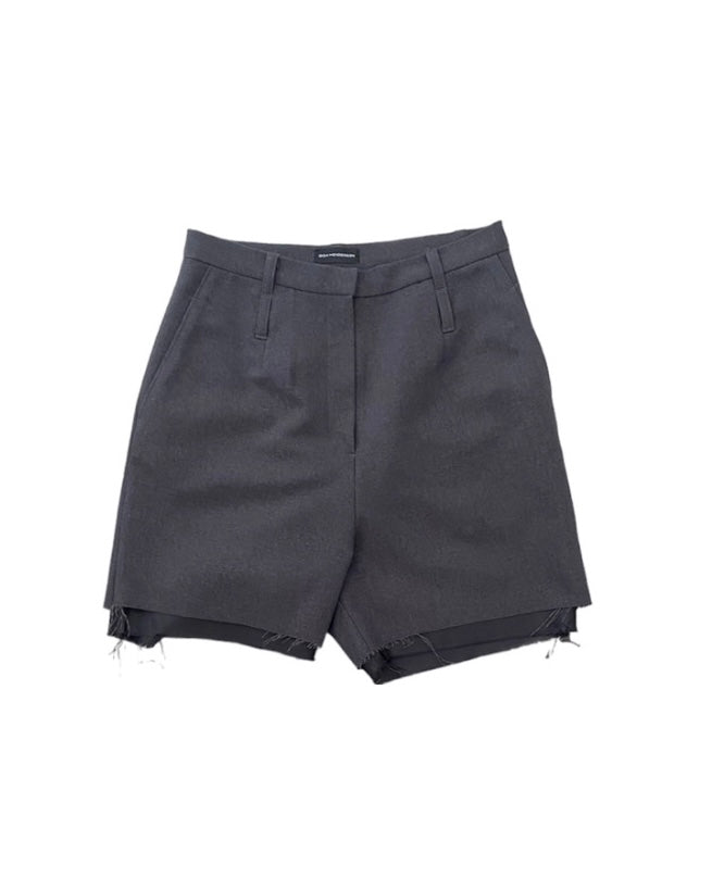 Untrimmed shorts (gray)