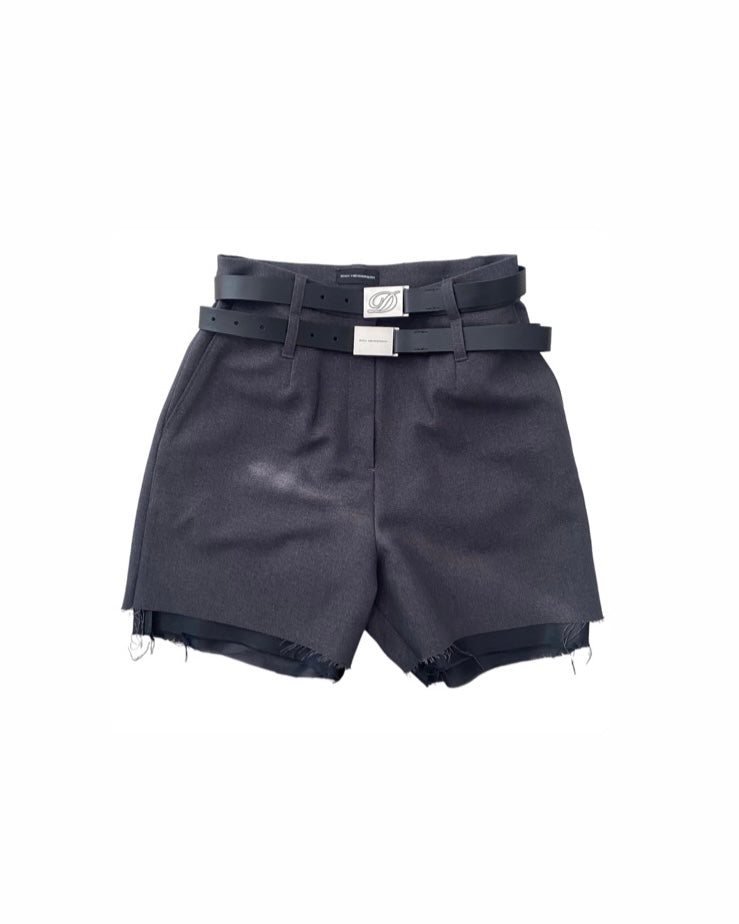 Untrimmed shorts (gray)