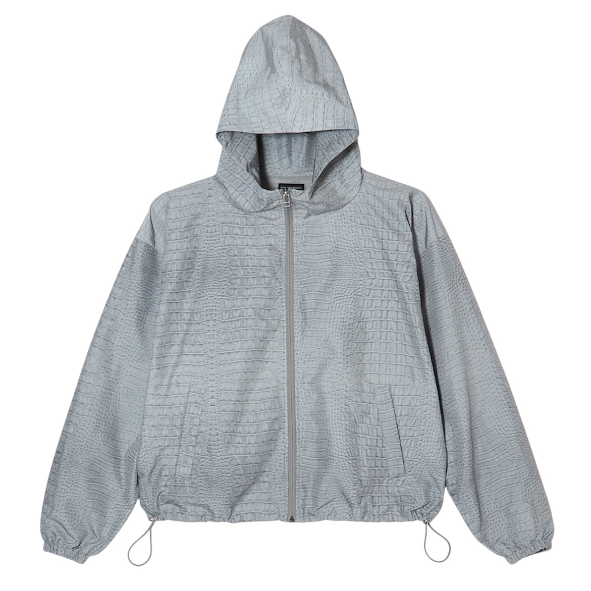 CROCO SHELL JACKET / GRAY