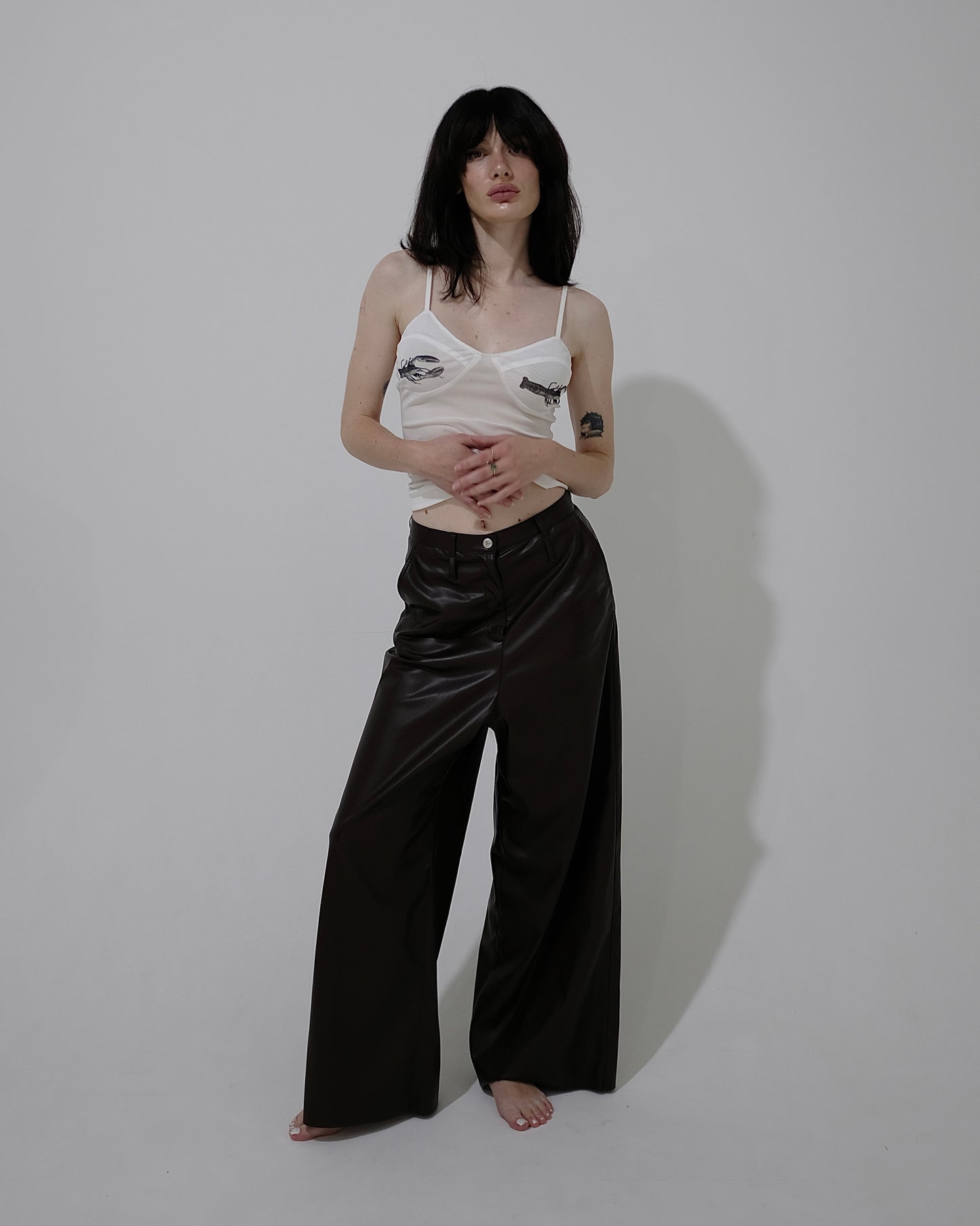 VEGAN BUGGY PANTS / 2COLOR