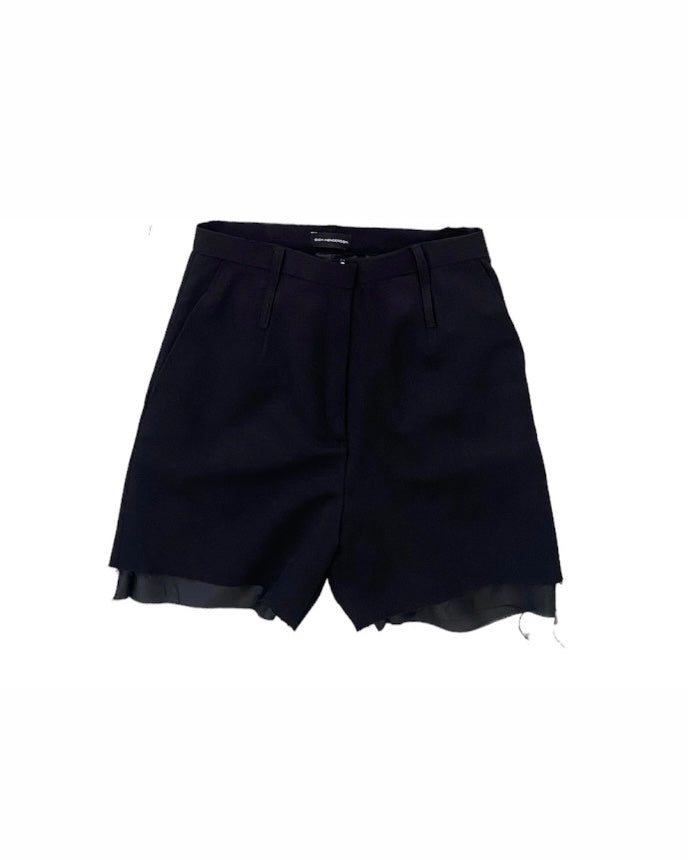 Untrimmed shorts (black)
