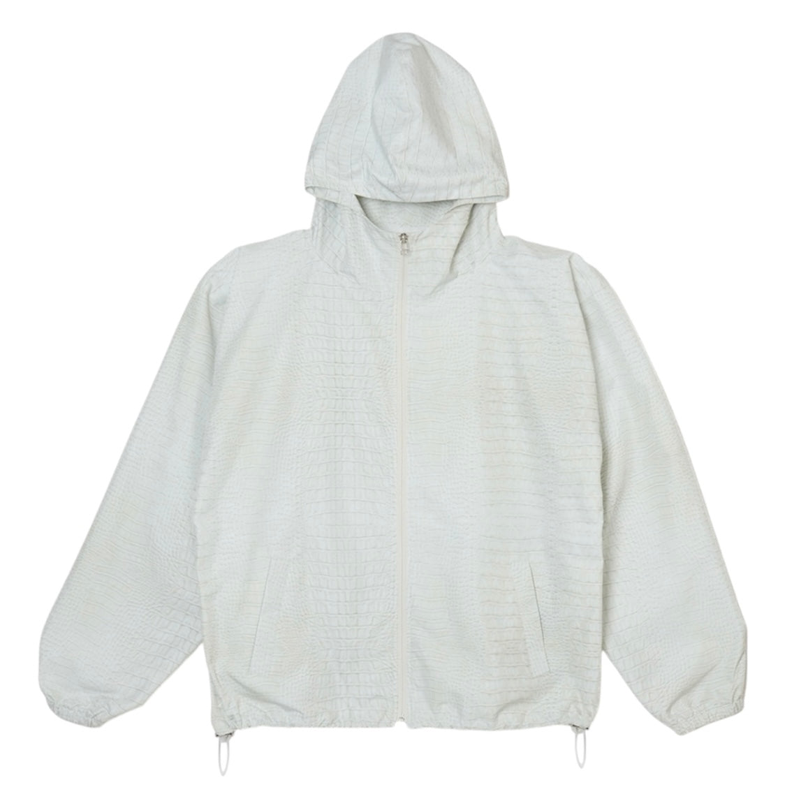 CROCO SHELL JACKET / WHITE