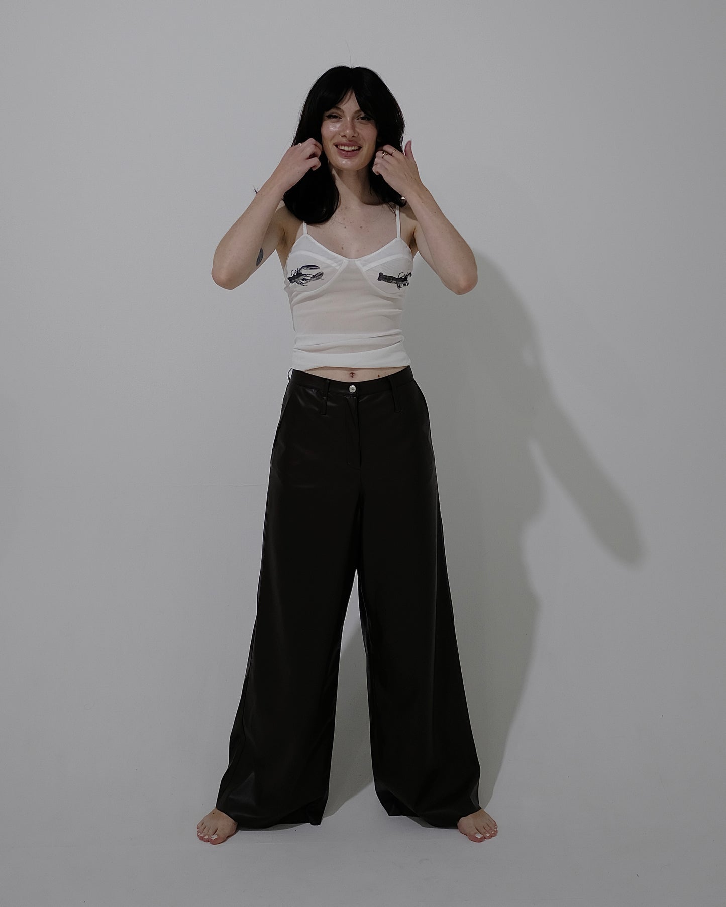 VEGAN BUGGY PANTS / 2COLOR