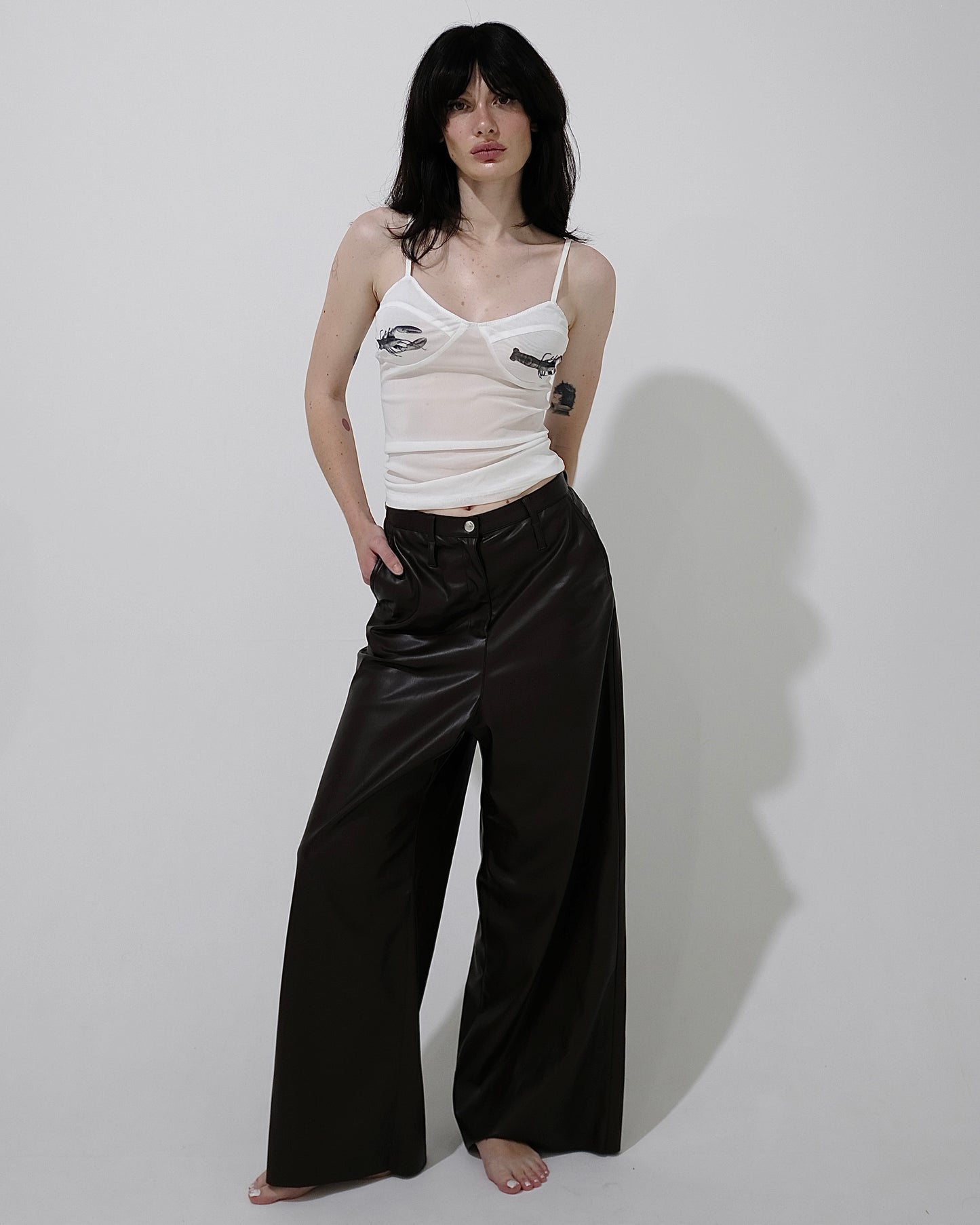 VEGAN BUGGY PANTS / 2COLOR