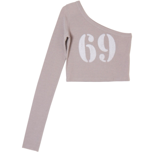 ASYMMENTRY TOP 69 / SAND BEIGE