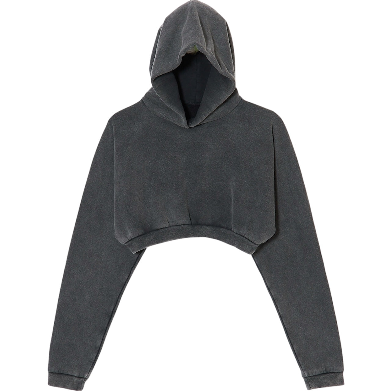 SHORT SIZE HOODIE / ASHEY BLACK