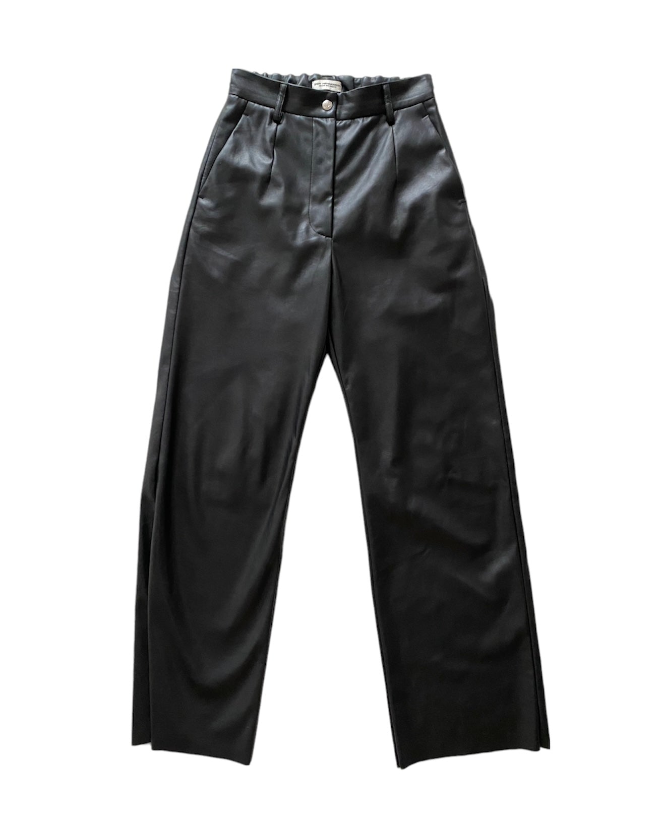 Straight Leg Leather Pants – Melange The Label